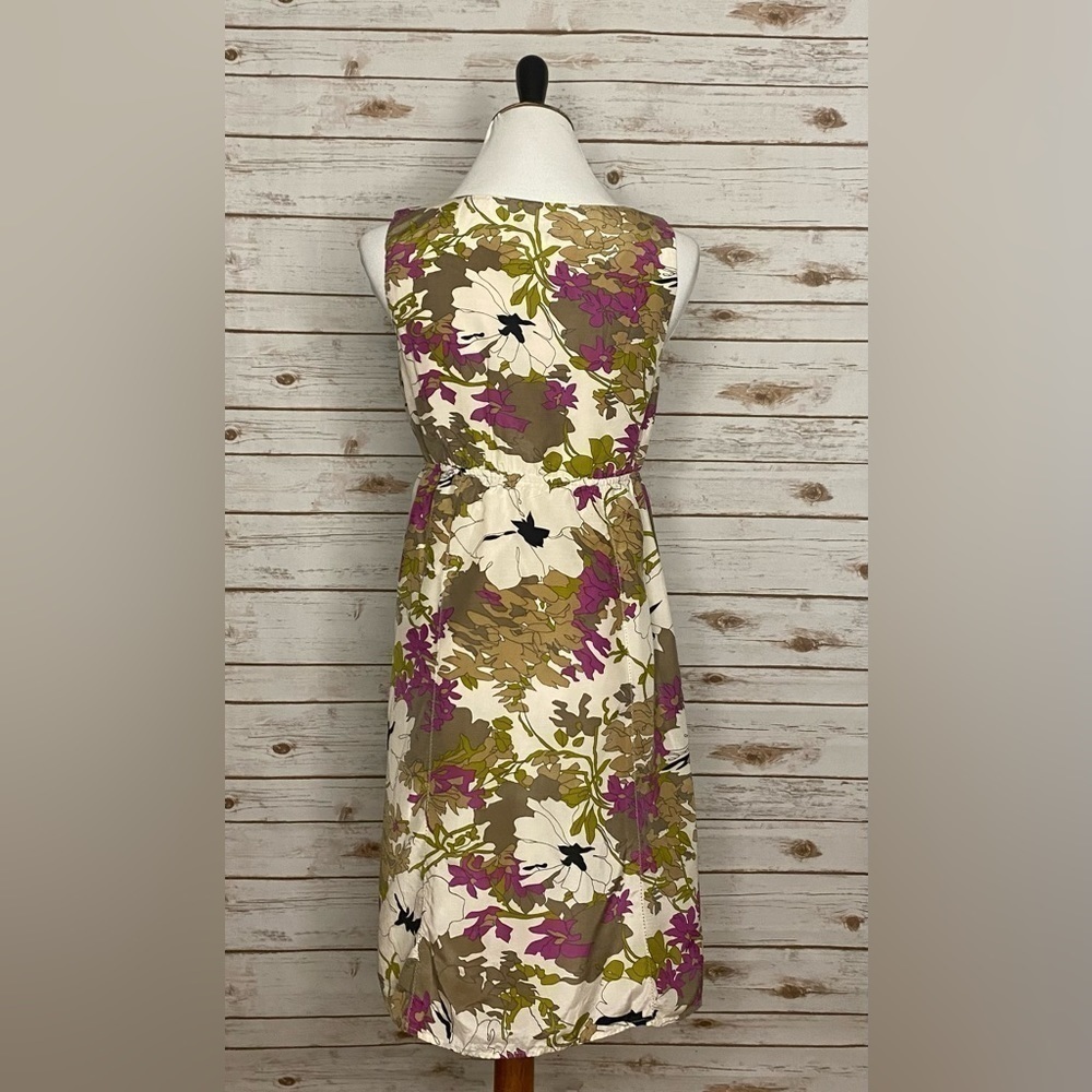 Ann Taylor LOFT silk-blend sleeveless dress - Picture 4 of 5
